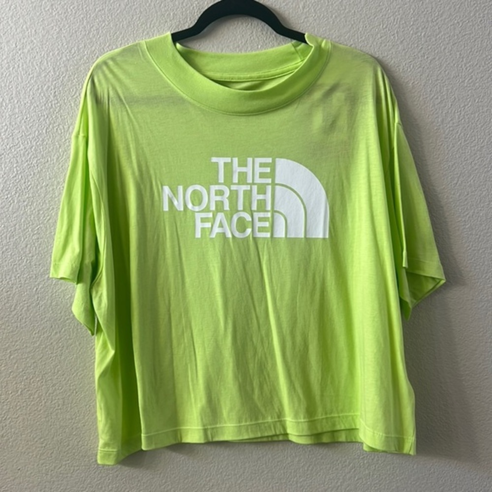 The North Face green crop tee. Size xxl. NWT
